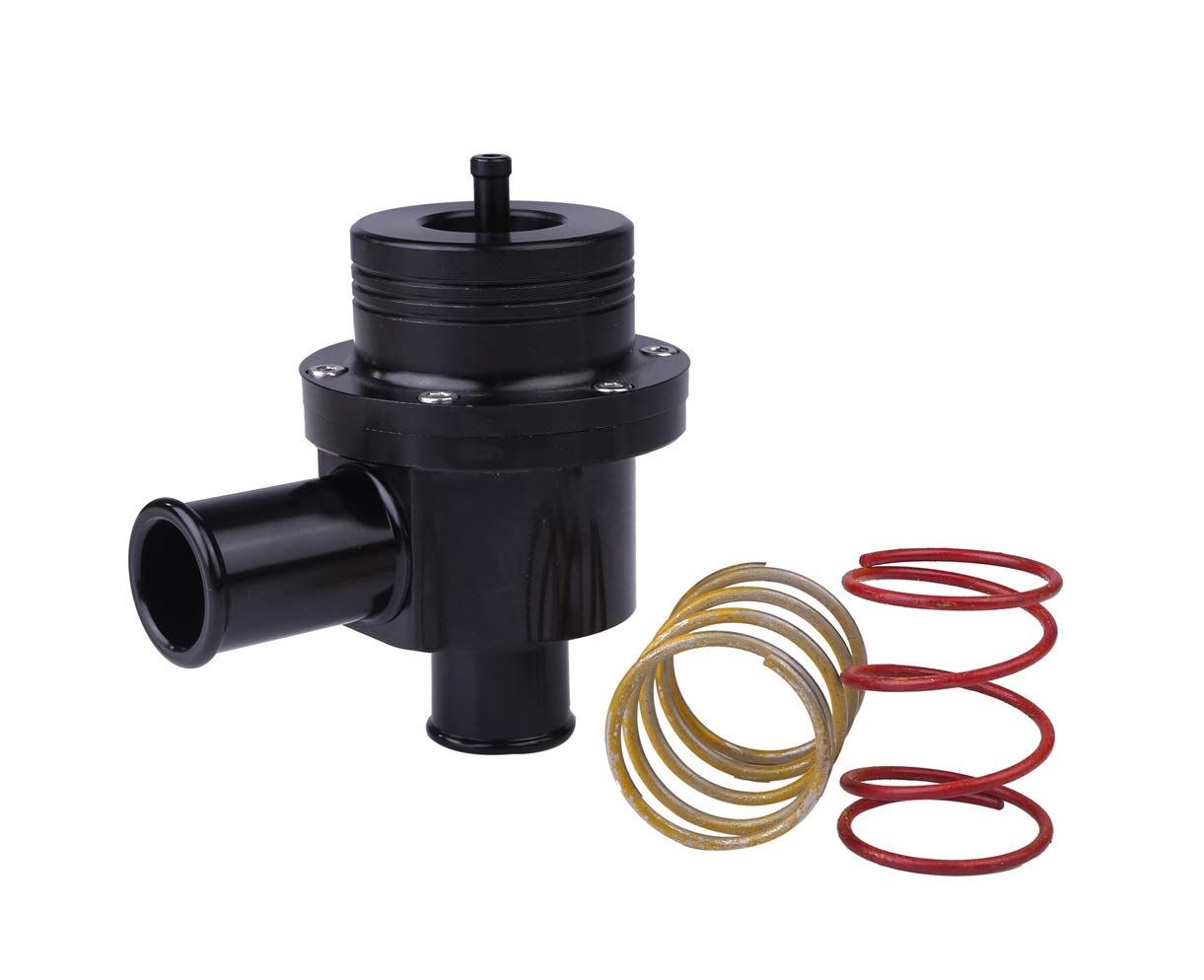 ブローオフバルブ 径 25mm 汎用品 ターボ車 タービン 保護 ジムニー JB23/JA11/JA22 ワゴンR MRワゴン アルトラパン 等 社外品 (ブラック) [並行輸入品] [ブラック]
