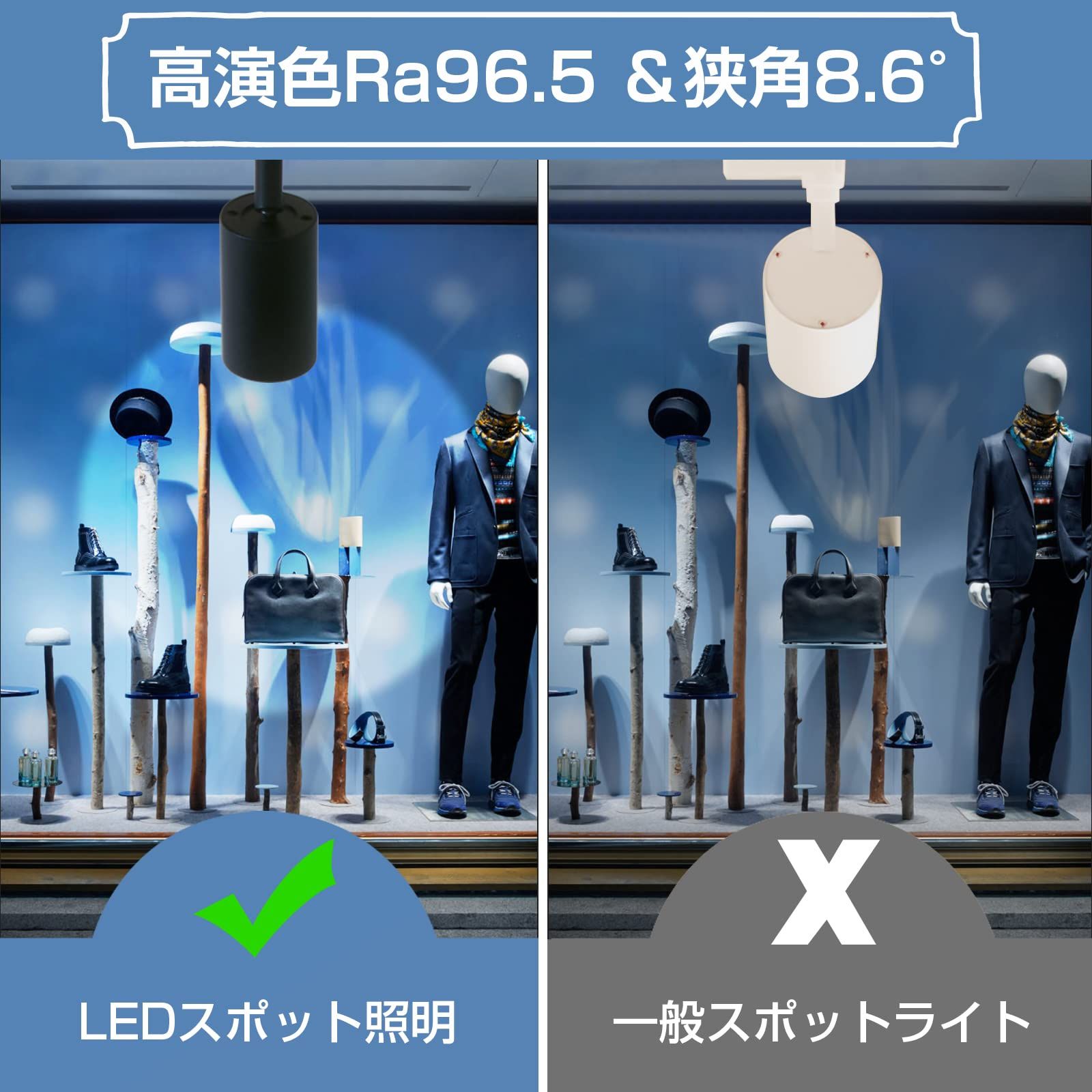 ygdesign ライティングレール用スポットライト led スポットライト 100W相当 LED YGDESIGNライティングレール用スポットライトLEDスポットライト100W