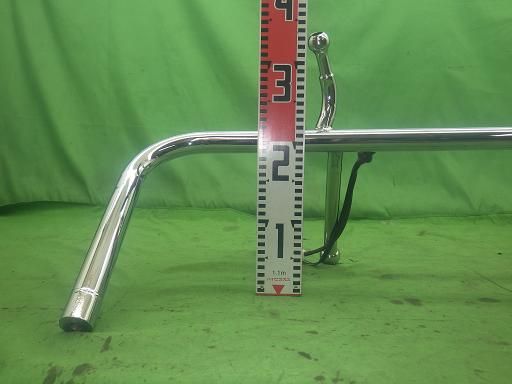 【未使用】デコトラ  ギガ 社外 メッキ ミラーステー 左右