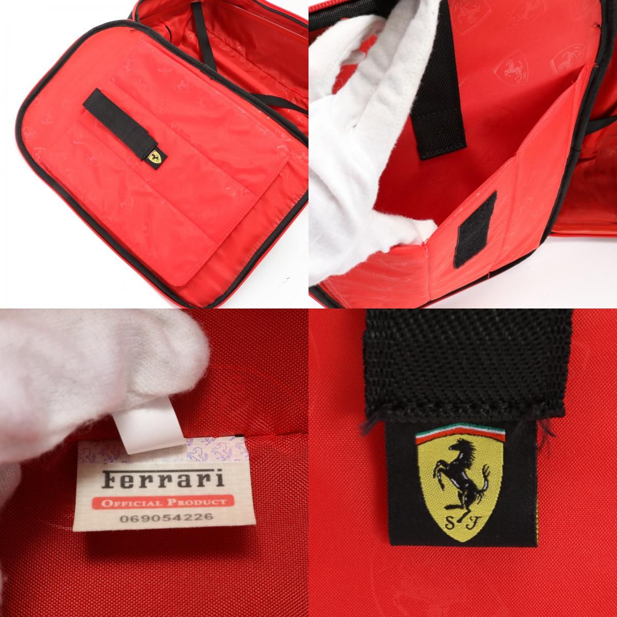 美品 ERRARI フェラーリ スーツケース キャリーケース ボストン バッグ 