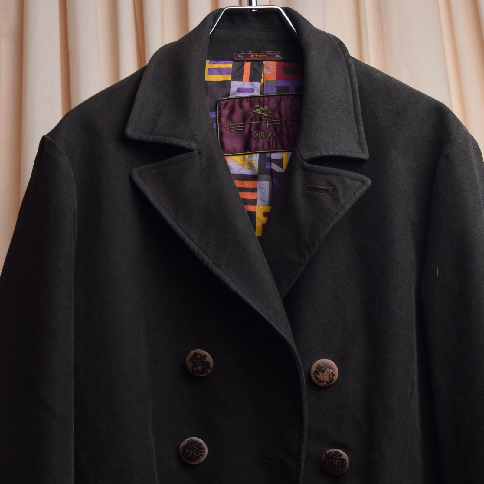 エトロ オーバーサイズダブルブレストコート - メルカリ