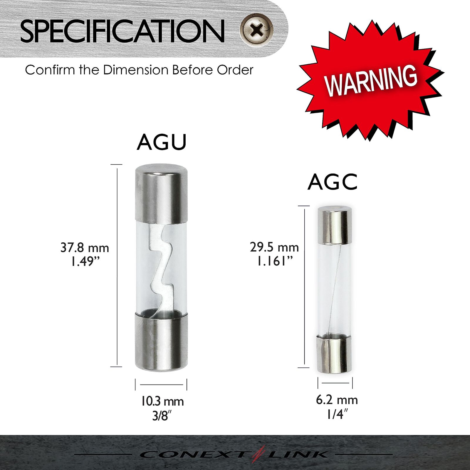 アンク(小) 迅速発送】Conext Link AGU30-10 ニッケル30アンペア AGU