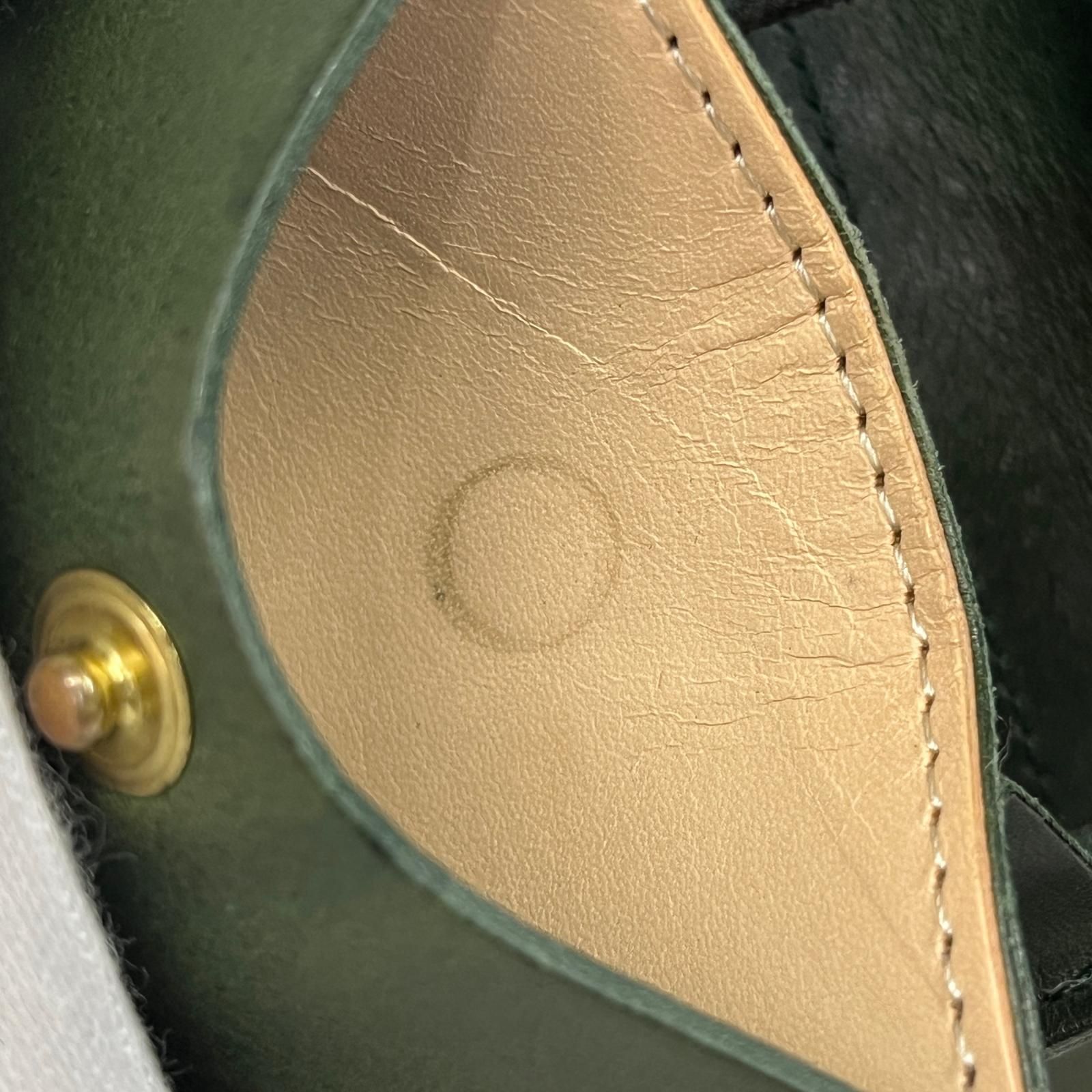 加古川店】 中古 二つ折り財布 BEER BELLY/ハッチバック カーキ 【124  