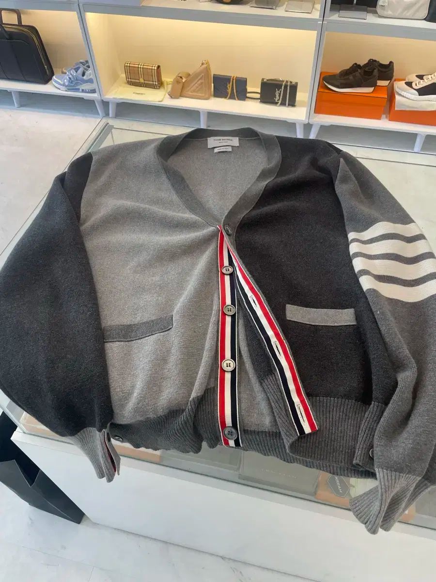 純正品| 3size Thom Browne トム ブラウン ミラノ カーディガン
