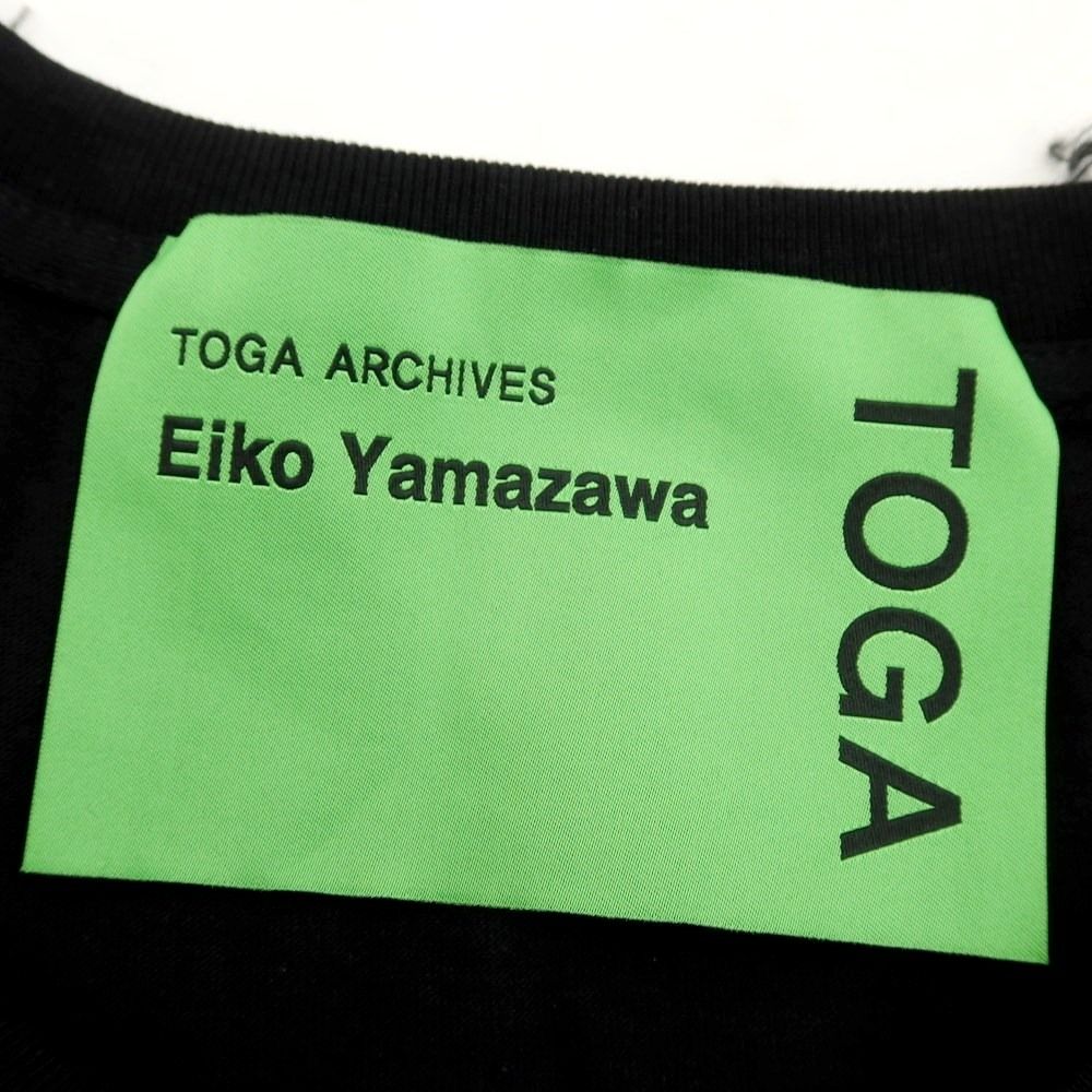 中古】トーガ TOGA 2023年春夏 × Eiko Yamazawa 切替 半袖Ｔシャツ