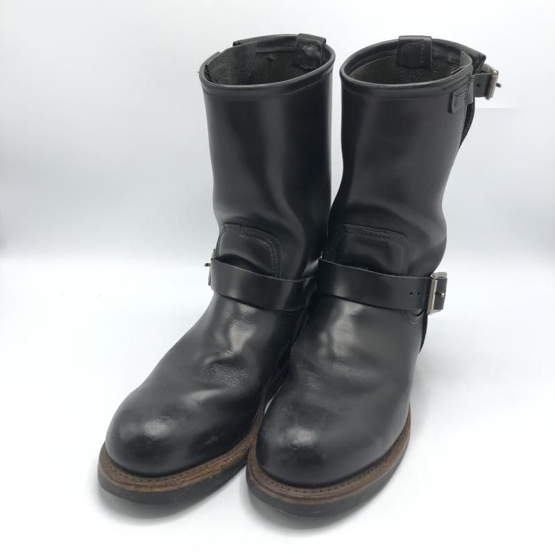 【中古】RED WING エンジニアブーツ 8D 2268 PT99 ブラック レッドウィング[10]