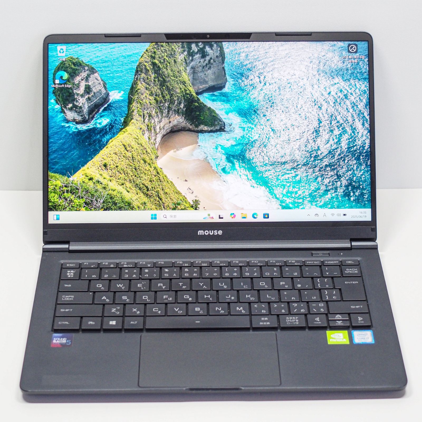 Mouse DAIV、 1 TB SSD、16 GBメモリ、Windows 11 pro、NVIDIA MX250