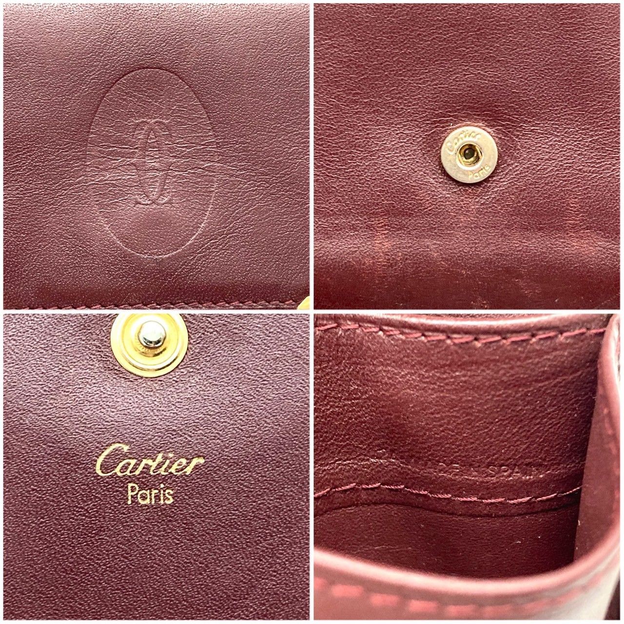 Cartier 小銭入れ カルティエ マストライン 小銭入れ コインケース レザー