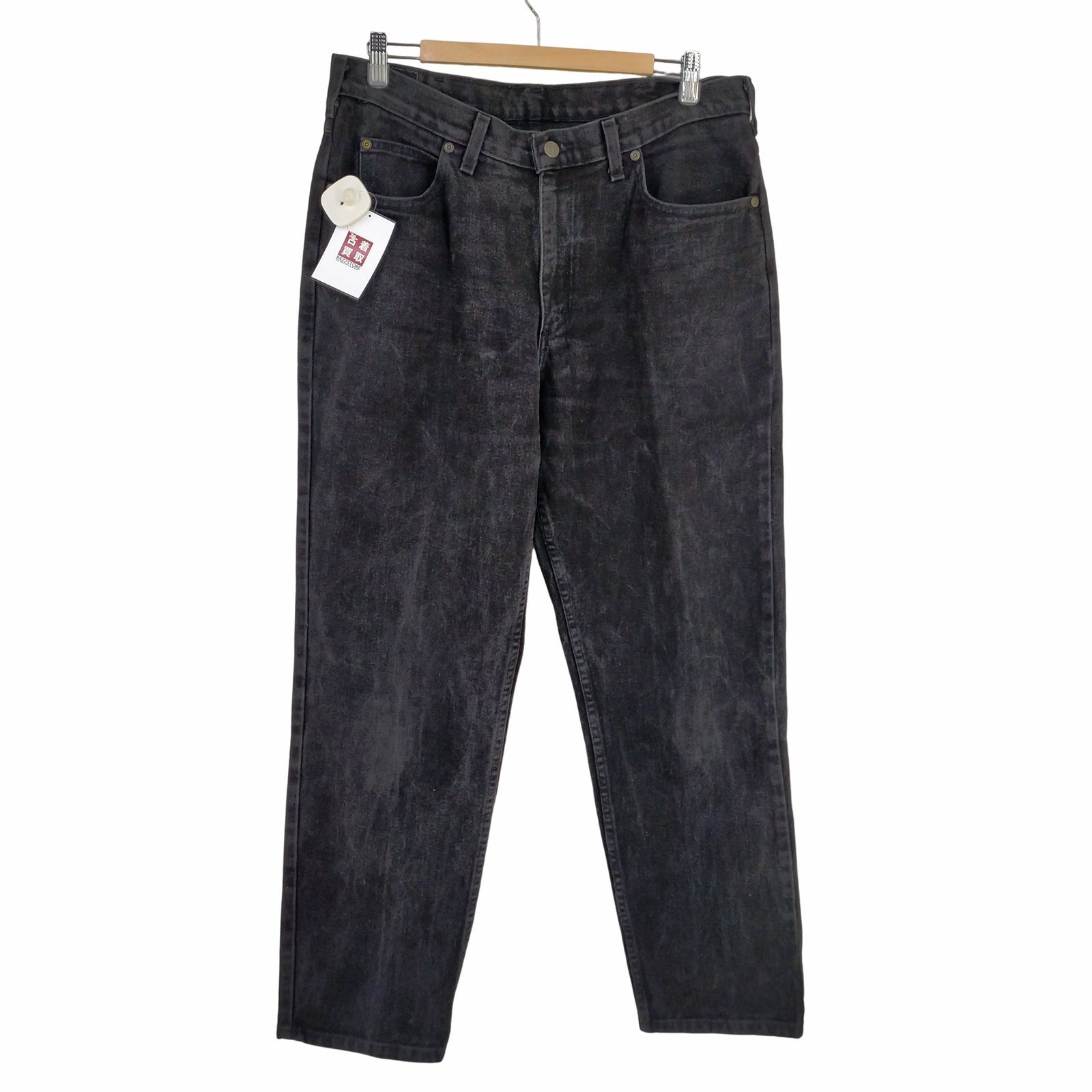 ユーズドフルギ USED古着 {{DENIM RIDERS}} 90S 後染め ブラックデニムパンツ メンズ  36×32