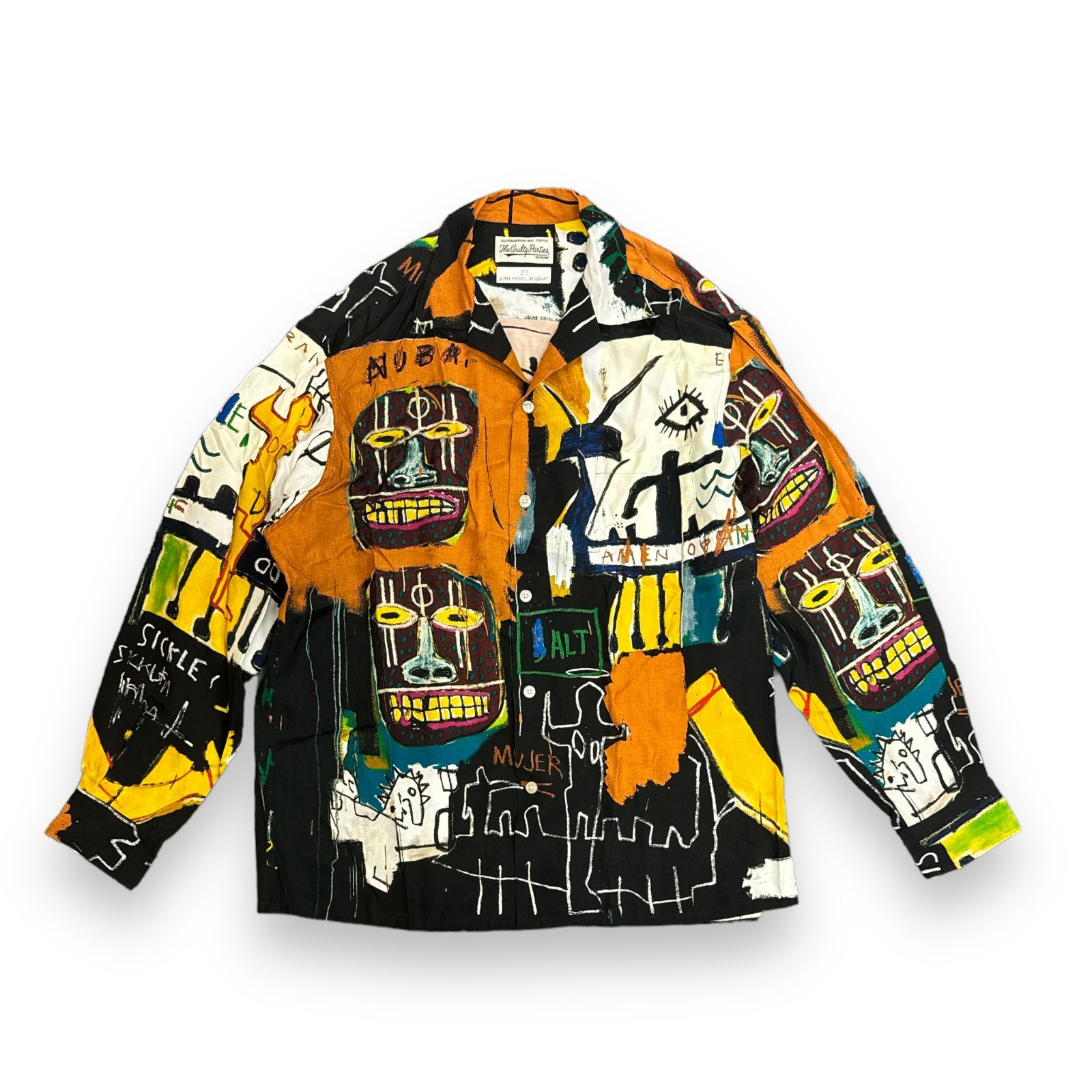 定価40700円 美品 WACKO MARIA 22AW JEAN-MICHEL BASQUIAT / HAWAIIAN 