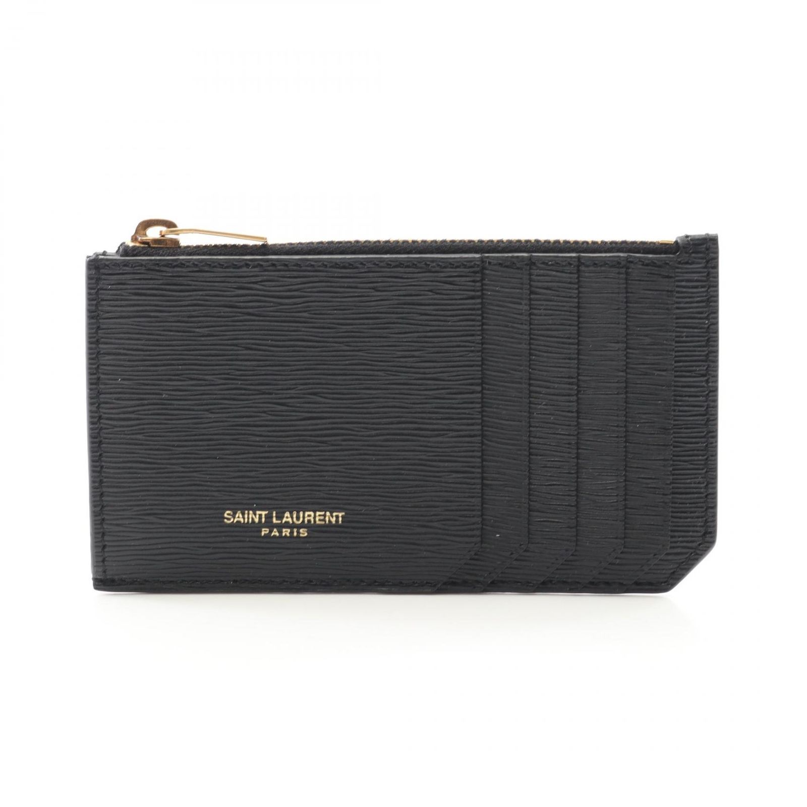 ✨美品✨サンローラン　コインカードケース　ブラック　スムースレザー Saint Laurent（サンローラン） スムースレザーカードケース SAINT