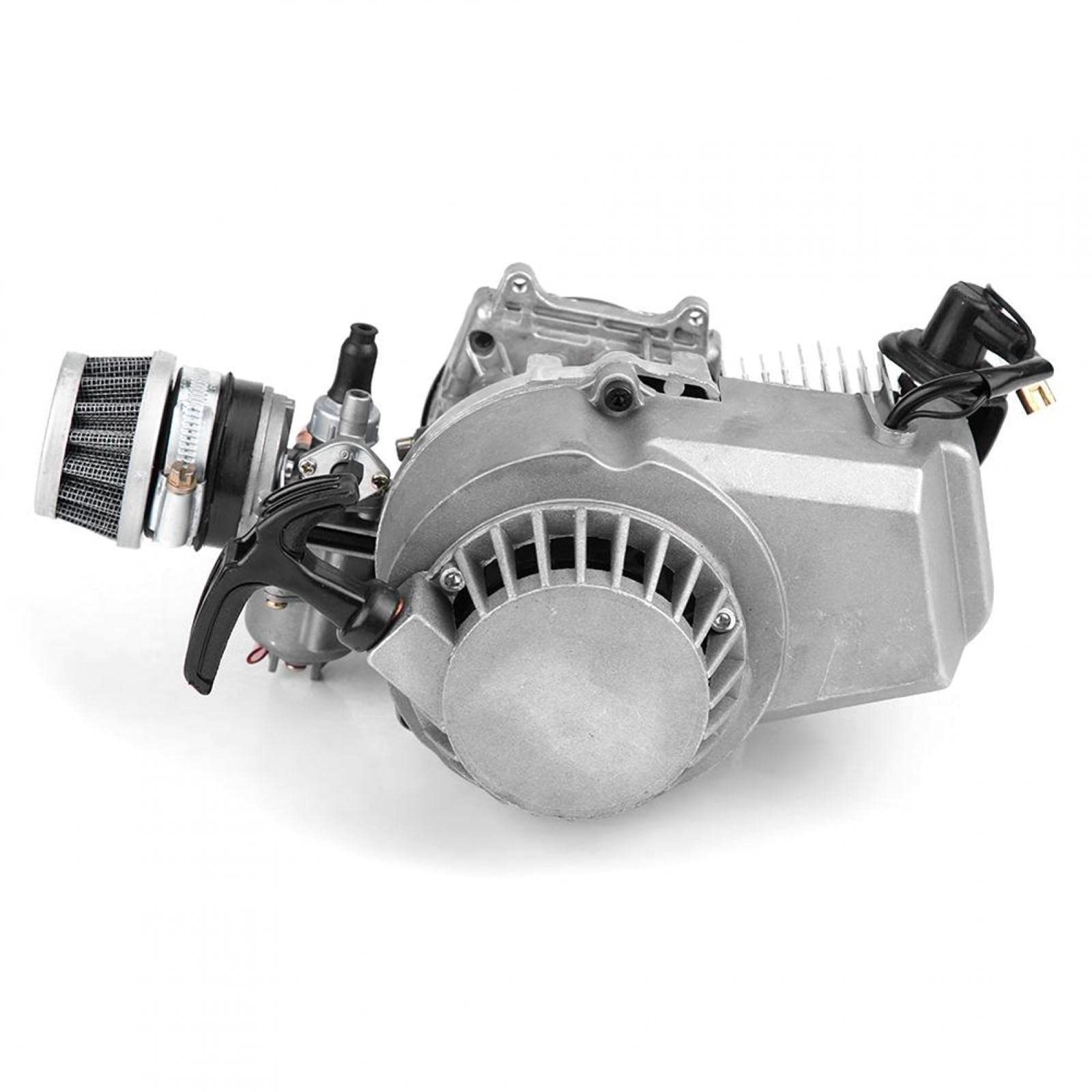 Akozon 47CC 49CC 2ストロークプルスタートエンジンモーターポケット（MINIクワッドバイクスクーターATV用）、エンジンモーターミニバイク