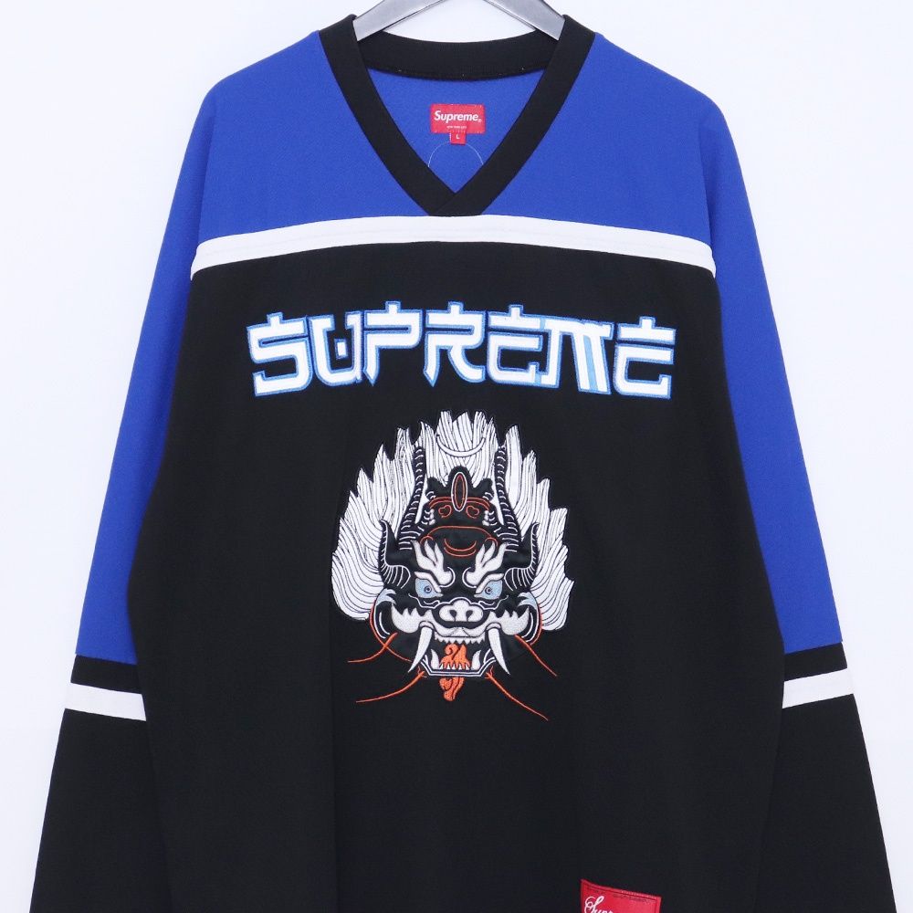 SUPREME Demon Hockey Jersey Lサイズ ブラック - メルカリ