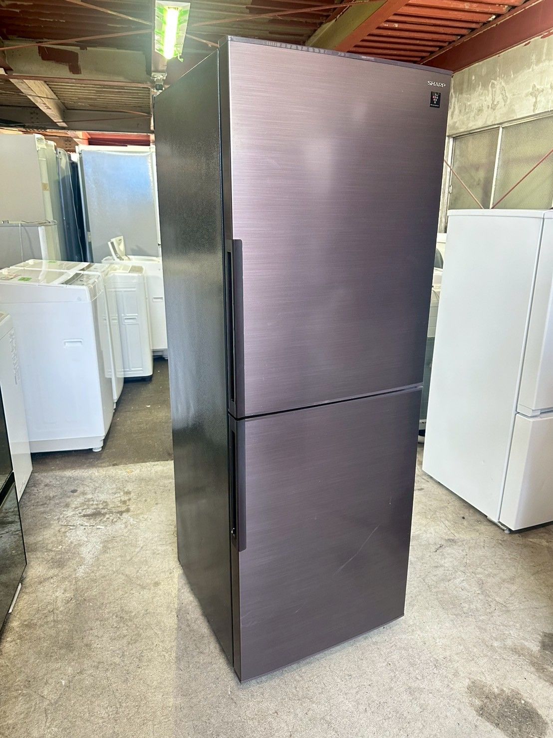 大阪送料無料☆3か月保障付き☆冷蔵庫☆シャープ☆2ドア☆2019年☆SJ