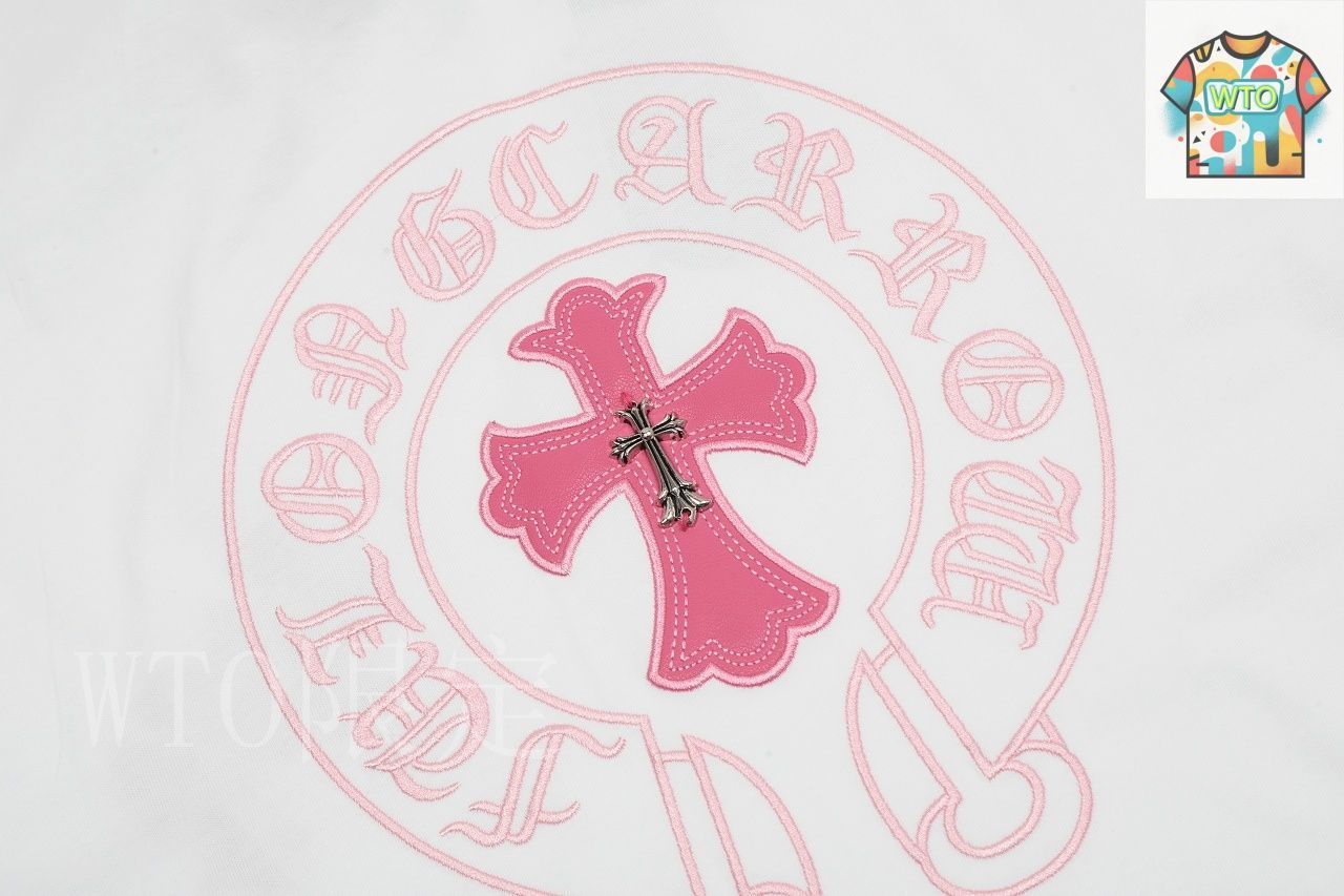 今日特価】Chrome Hearts クロームハーツ ピンクパッチ刺繍