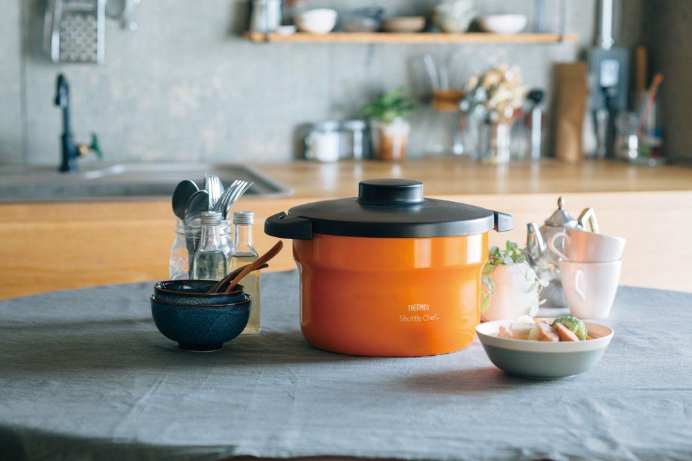 サーモス 保温調理器 シャトルシェフ KBC-3000 サニーオレンジ