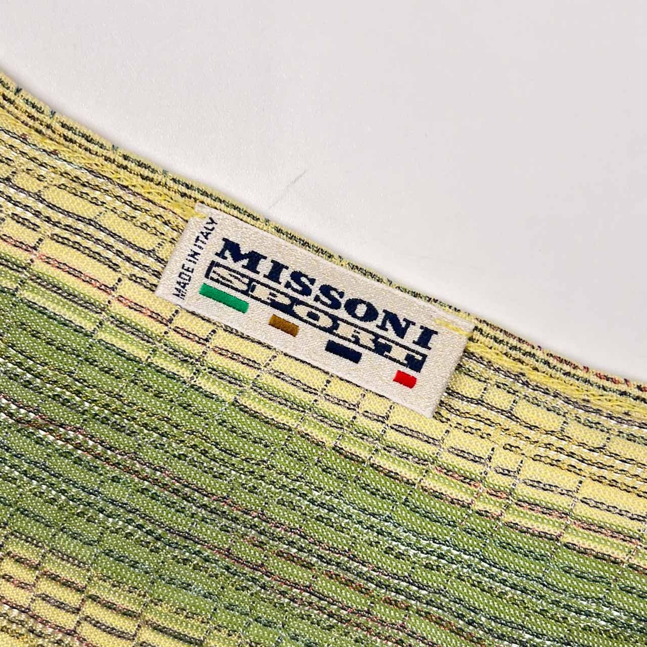 イタリア製 MISSONI SPORT ミッソーニスポーツ ボーダー Vネック 半袖 
