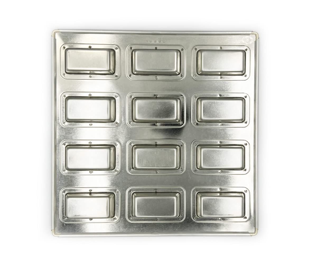  シルバースリムフィナンシェ天板12 P シリコン加工 その他 製菓 製パン用品