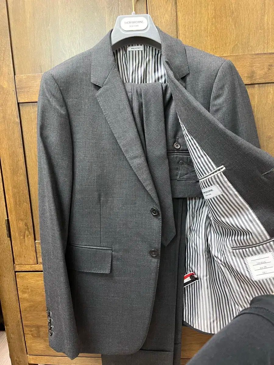 THOM BROWNE チェック柄スリムタイ ダークグレー THOM BROWNE(トム