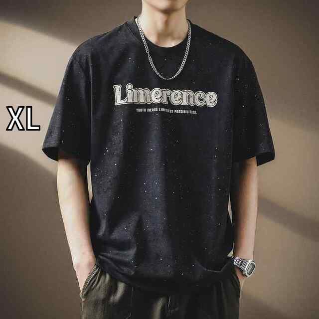 XL メンズ ファッション 服 オシャレ シンプル 大人 かっこいい 大きいサイズ ストリート 紳士服 カスミソウ 夏 半袖 T シャツ アメリカン レトロ ヘビー