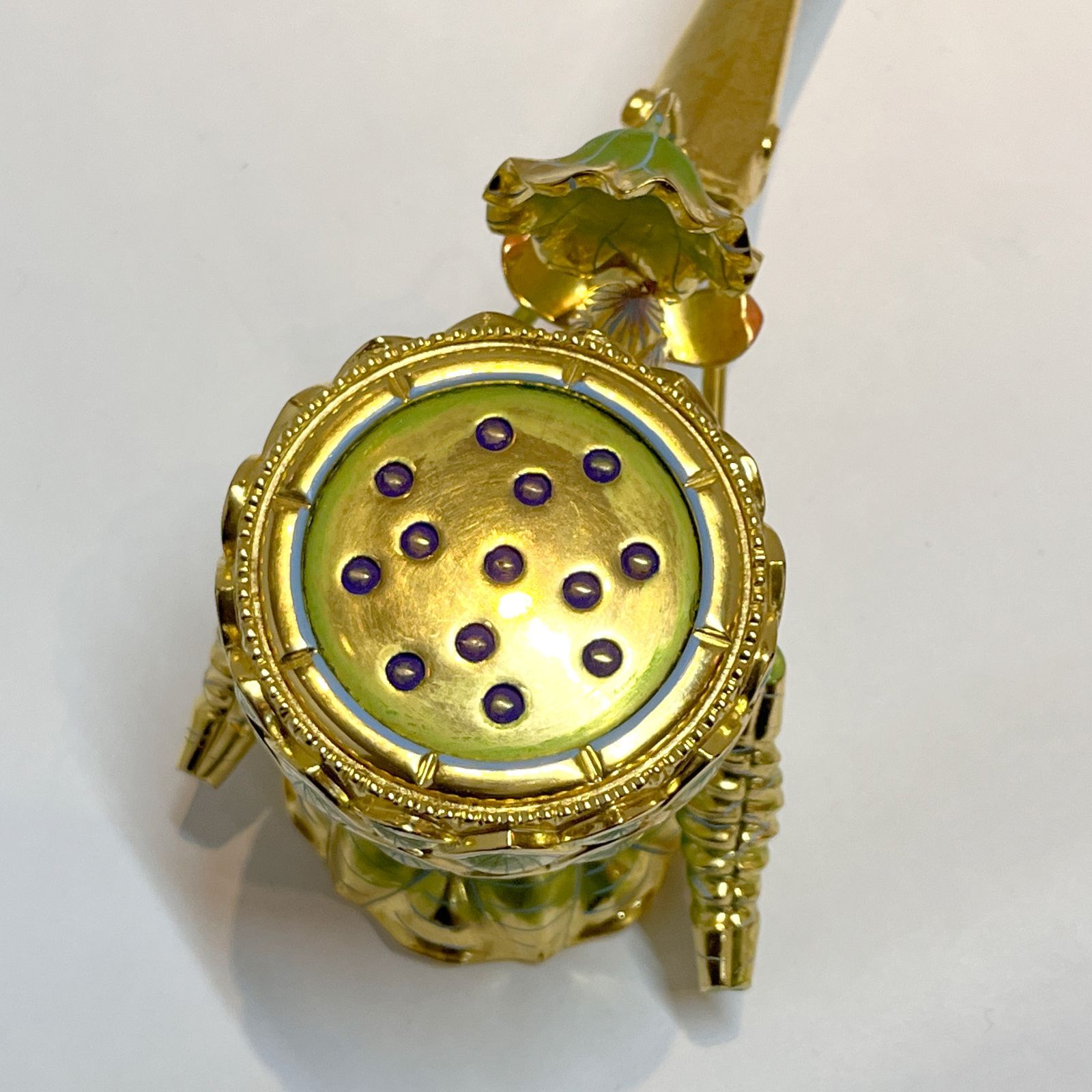 アウトレット 持蓮華 本金箔押 淡彩色 全長29cm 寺院仏具 仏具 SKLAD-KIRPICHA_RU