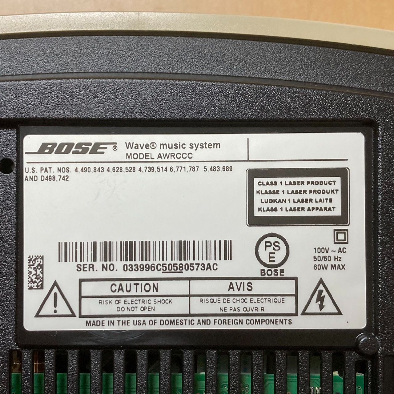 ボーズ/ BOSE AWRCCC Wave Music System／ / 重低音 高級型 ＡＭ／ＦＭ CDプレイヤー(スピーカー本体)｜売買されたオークション情報、yahooの商品情報をアーカイブ公開  - オークファン BOSE