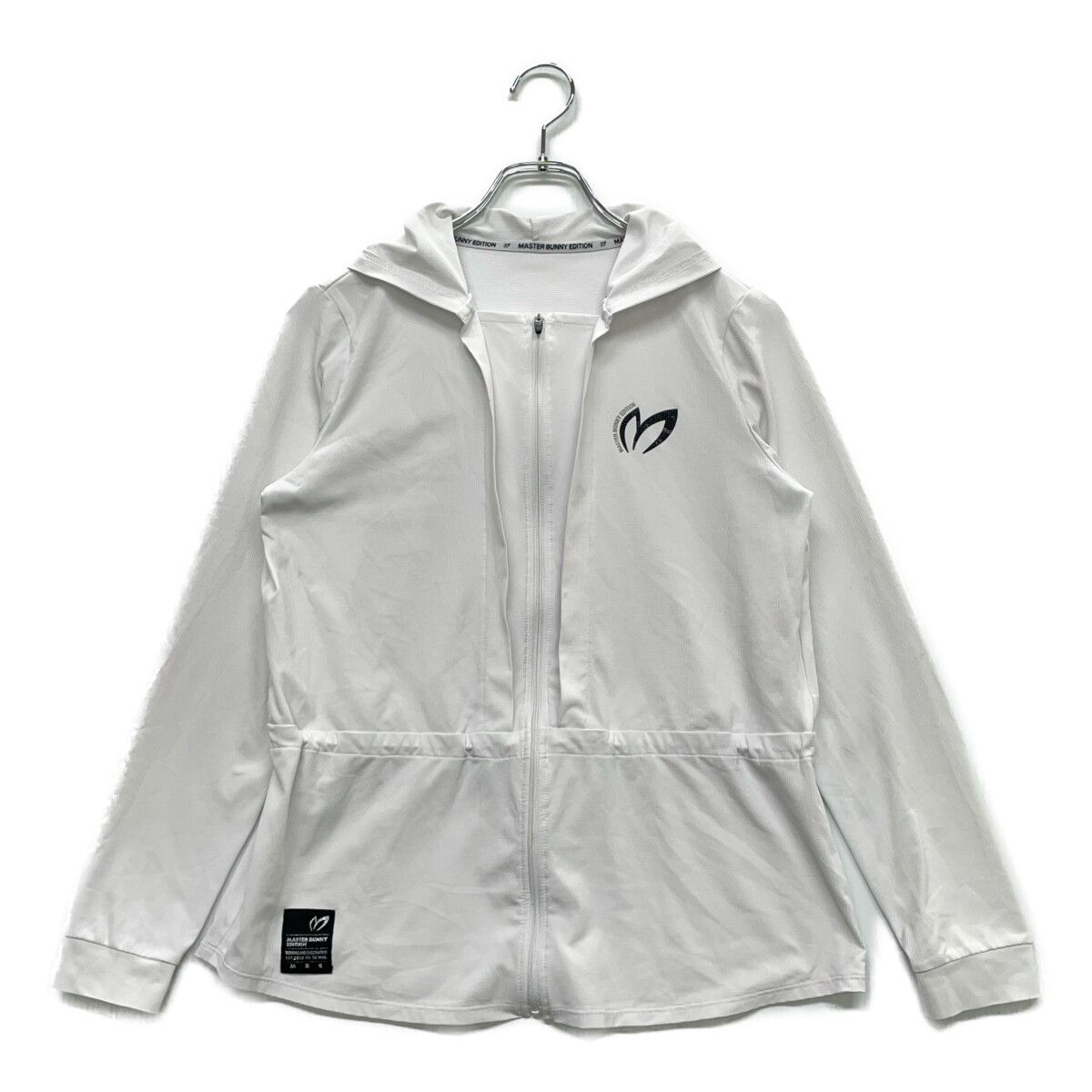 中古 レディース マスターバニーエディション MASRTER BUNNY EDITION パーカー 1(M) 白 長袖 薄手 UVカット 春夏