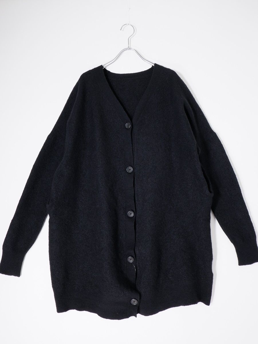 ジャーナルスタンダードラックス メリノボイルVネックカーディガン ウール100% ジャーナルスタンダードラックス メリノボイルVネック