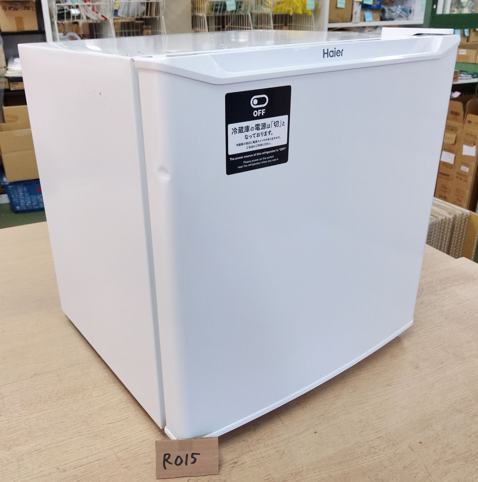中古品】Haier・ハイアール 電気冷蔵庫 40L 型式：JR-40KR 年式：2021 