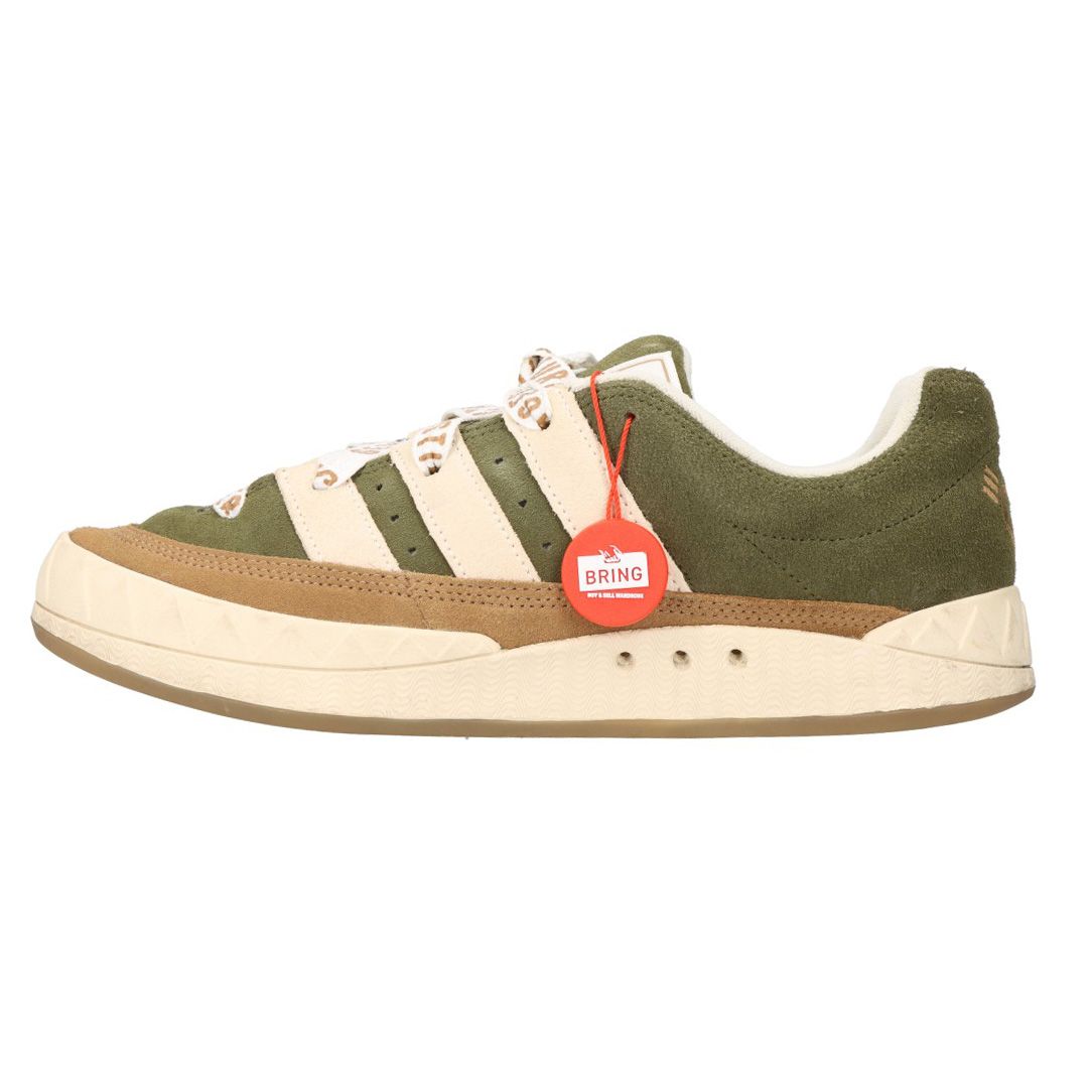 adidas (アディダス) ×HUMAN MADE Adimatic HM Dust Green×ヒューマンメイド アディマティック ダストグリーン  ローカットスニーカー カーキ/ブラウン US9/27cm HP9914 - メルカリ