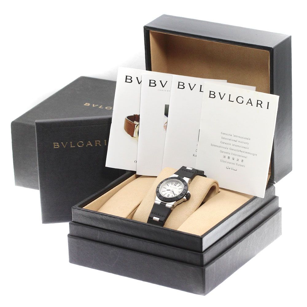 【美品•付属品完備】BVLGARI 腕時計 AL29TA 保証書2枚目掲載 BVLGARI ブルガリ アルミニウム ウォッチ AL29TA 時計