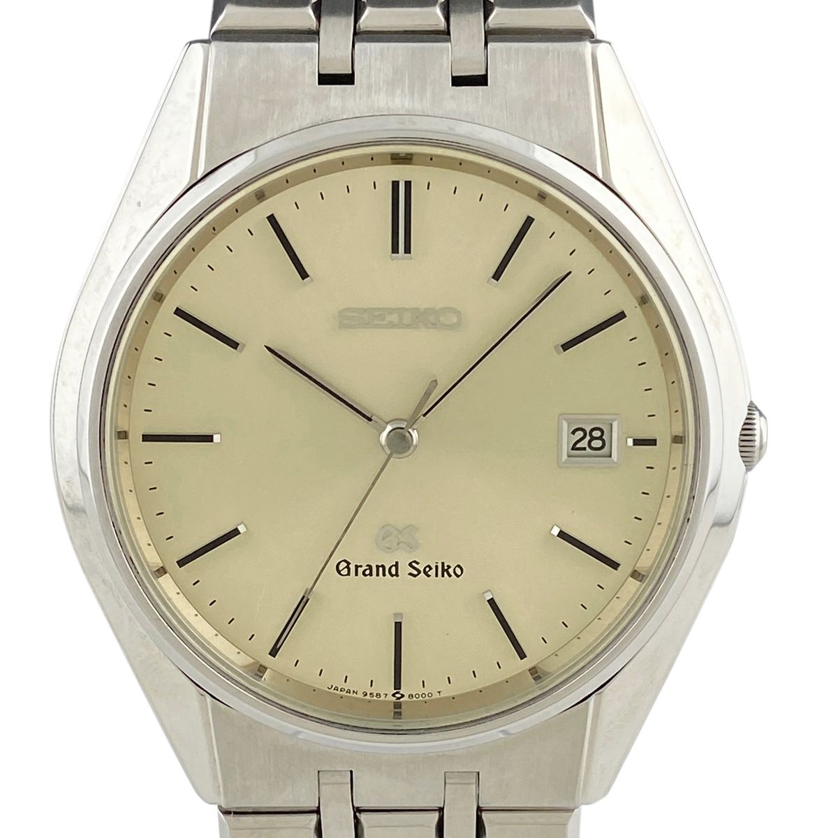 SEIKO 9587-8000 GS グランドセイコー デイト クォーツ メンズ