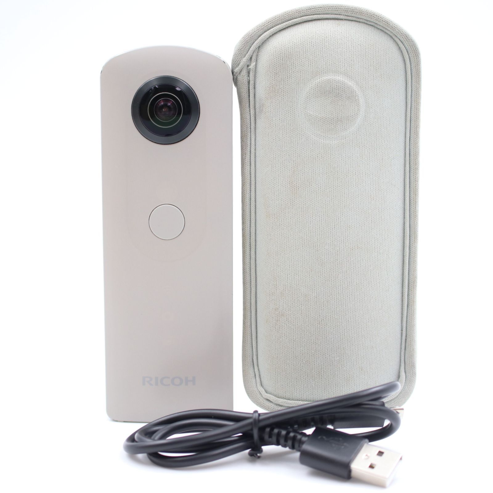 □極上品□ RICOH THETA SC ベージュ 全天球カメラ 360度カメラ