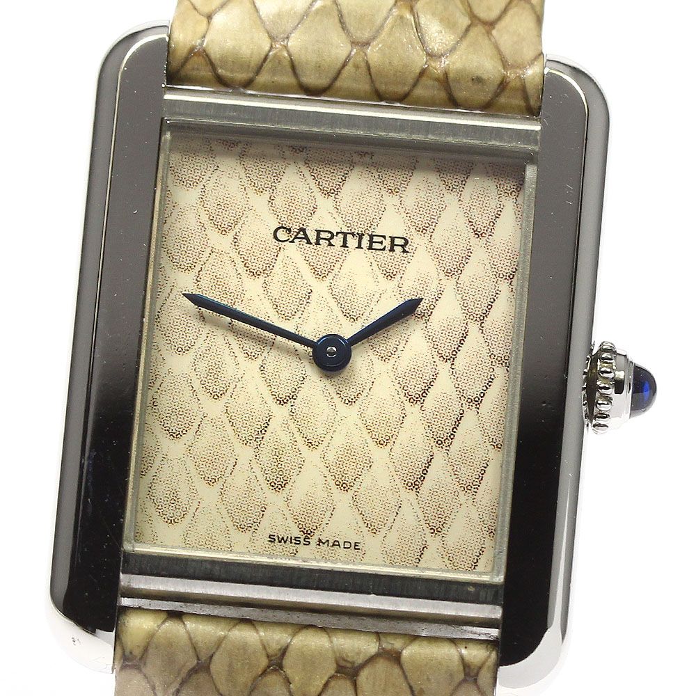 カルティエ CARTIER W5200020 タンクソロSM クォーツ レディース保証書