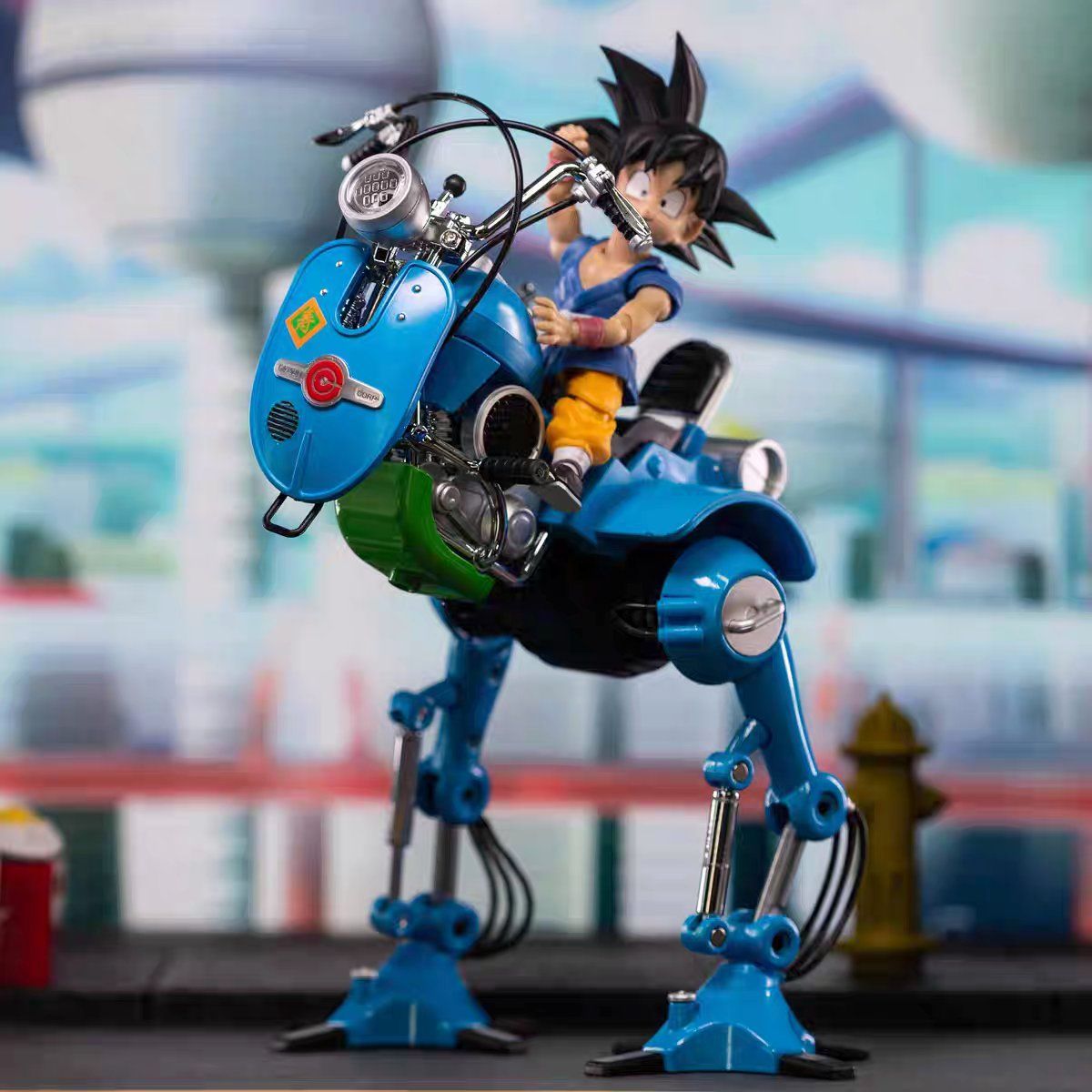 ドラゴンボール二足の親子機関車 SHFサイズ フィギュア 合金製品
