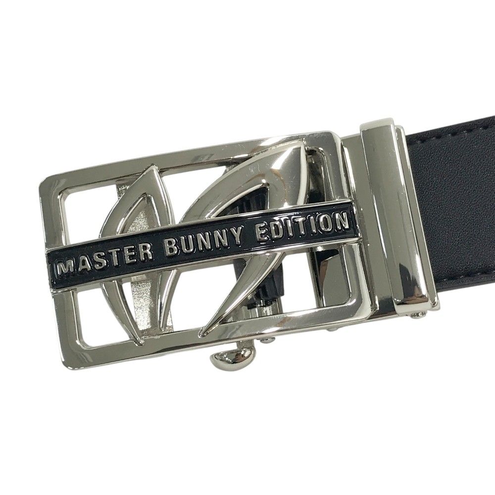 MASTER BUNNY EDITION ブラックベルト MASTER BUNNY EDITION マスターバニー ベルト 黒 シルバー