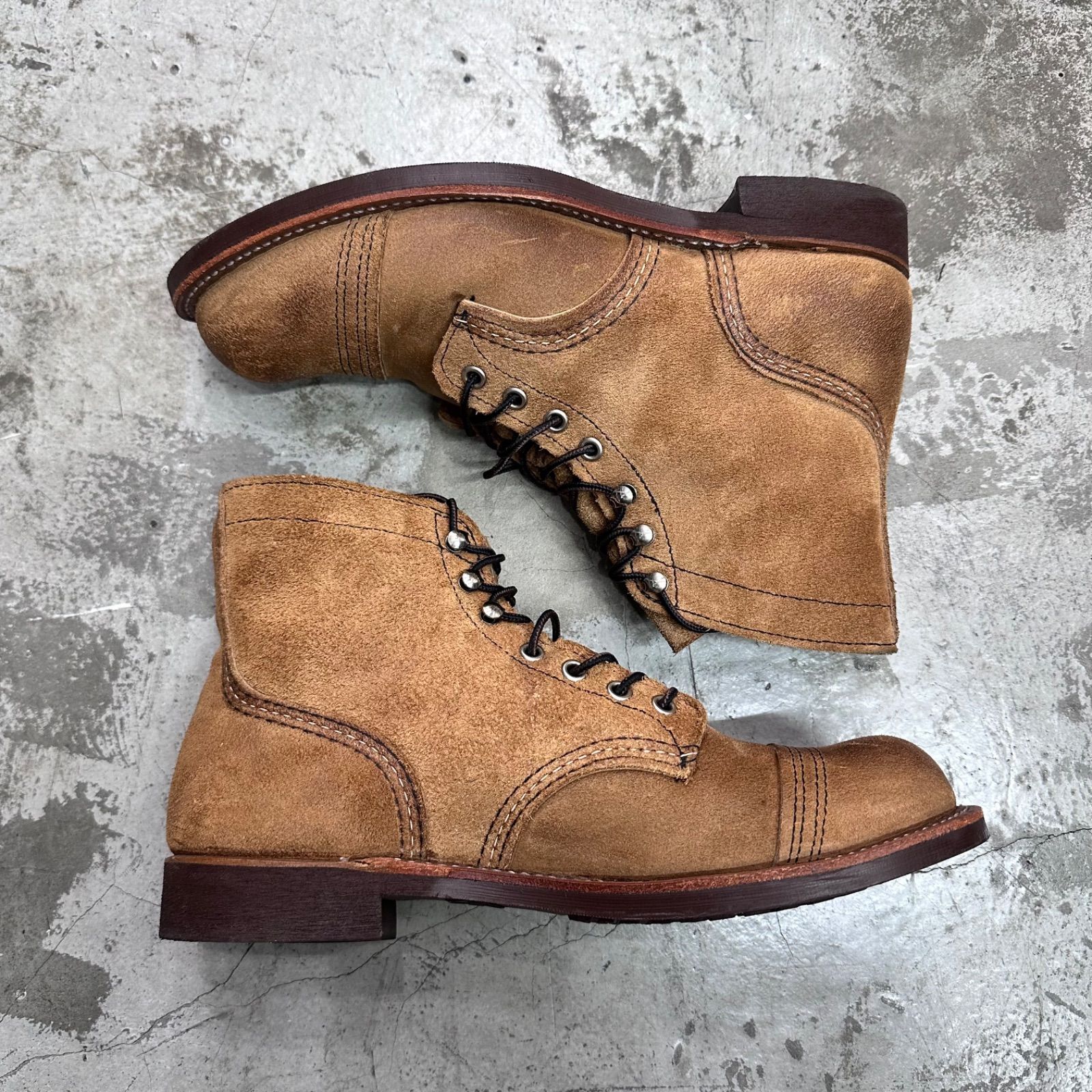 参考上代55550円 RED WING Iron Ranger アイアンレンジャー スエード 