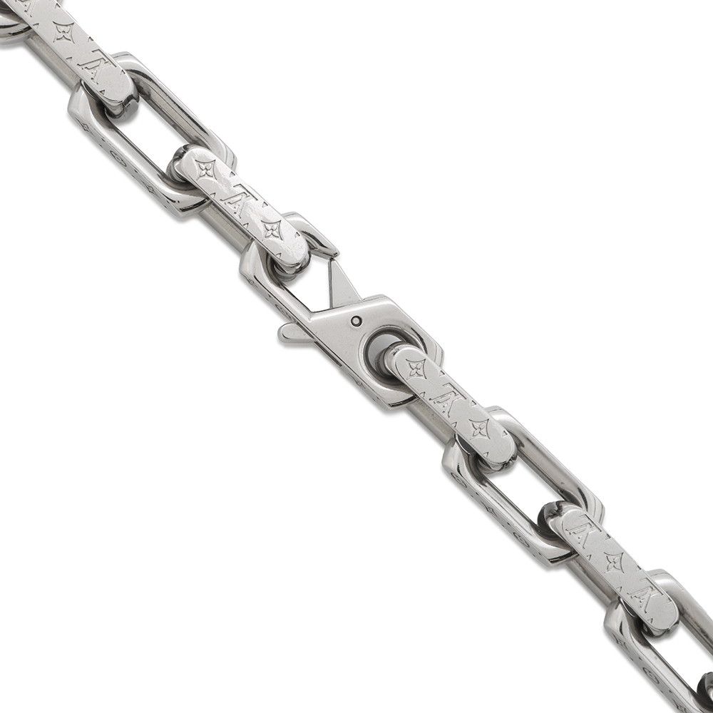 ルイ・ヴィトン コリエチェーン モノグラム ネックレス シルバー M00307 LOUIS VUITTON 並行輸入 ルイヴィトン ネックレス Louis Vuitton