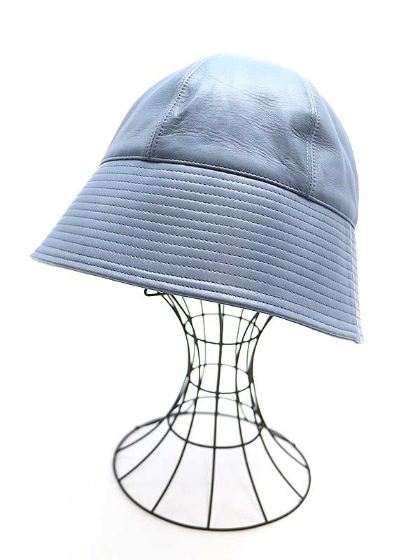 極美品　キジマタカユキ×カールドノヒュー ラムレザー　バケットハット Lamb leather bucket hat-ラムレザーバケットハット-KIJIMA