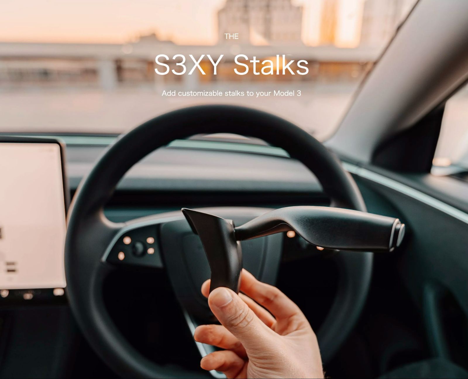 TESLA：テスラ：MODEL3：ハイランド用右ウインカーレバーバンドル