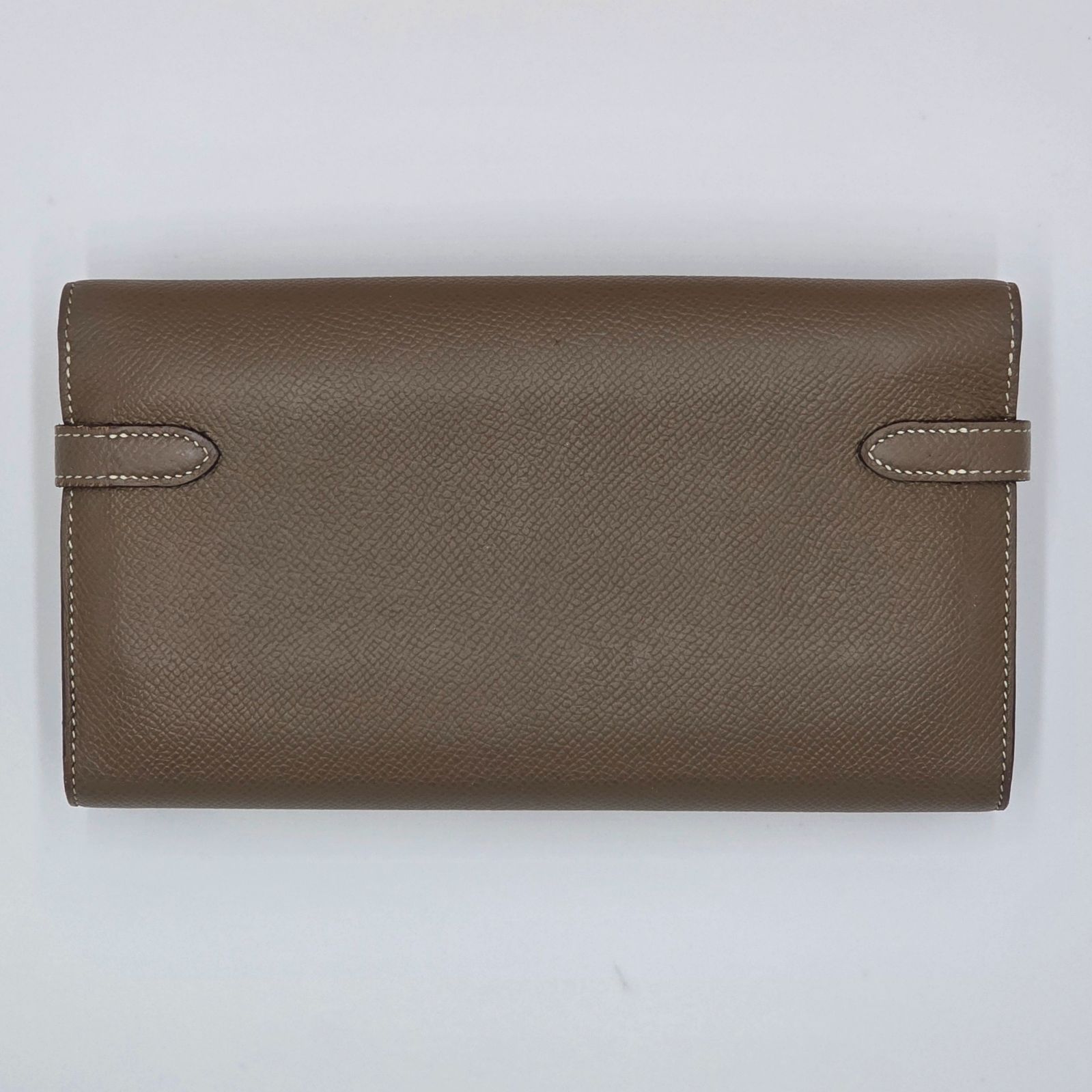 HERMES エルメス ケリーウォレット ロング エトゥープ エプソン