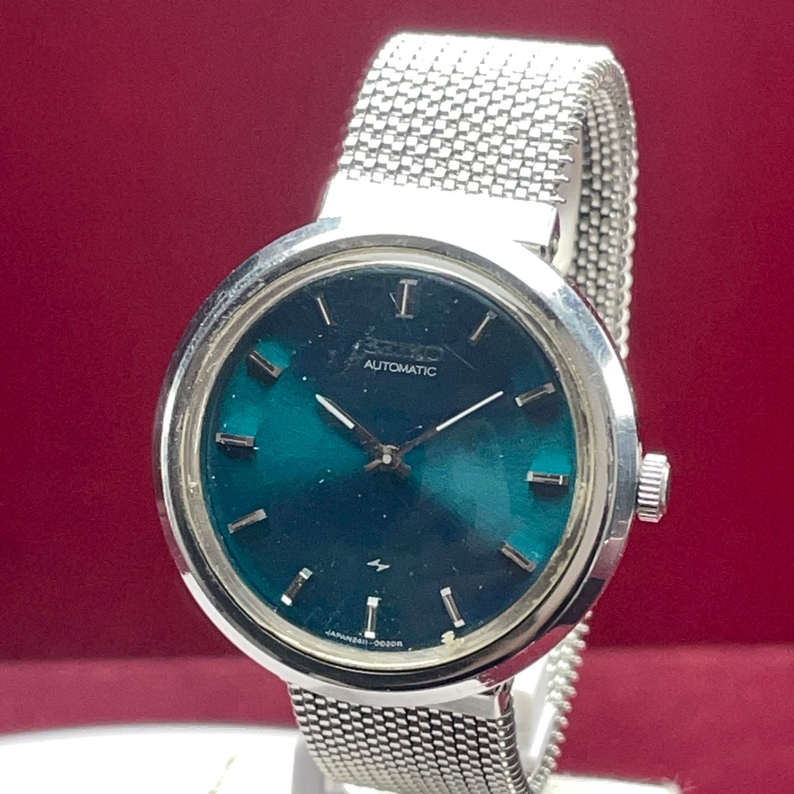 超希少　SEIKO　JAPAN　シャリオ　70s 腕時計 希少 70s SEIKO シャリオ ハイビート 自動巻 ワンピースケース