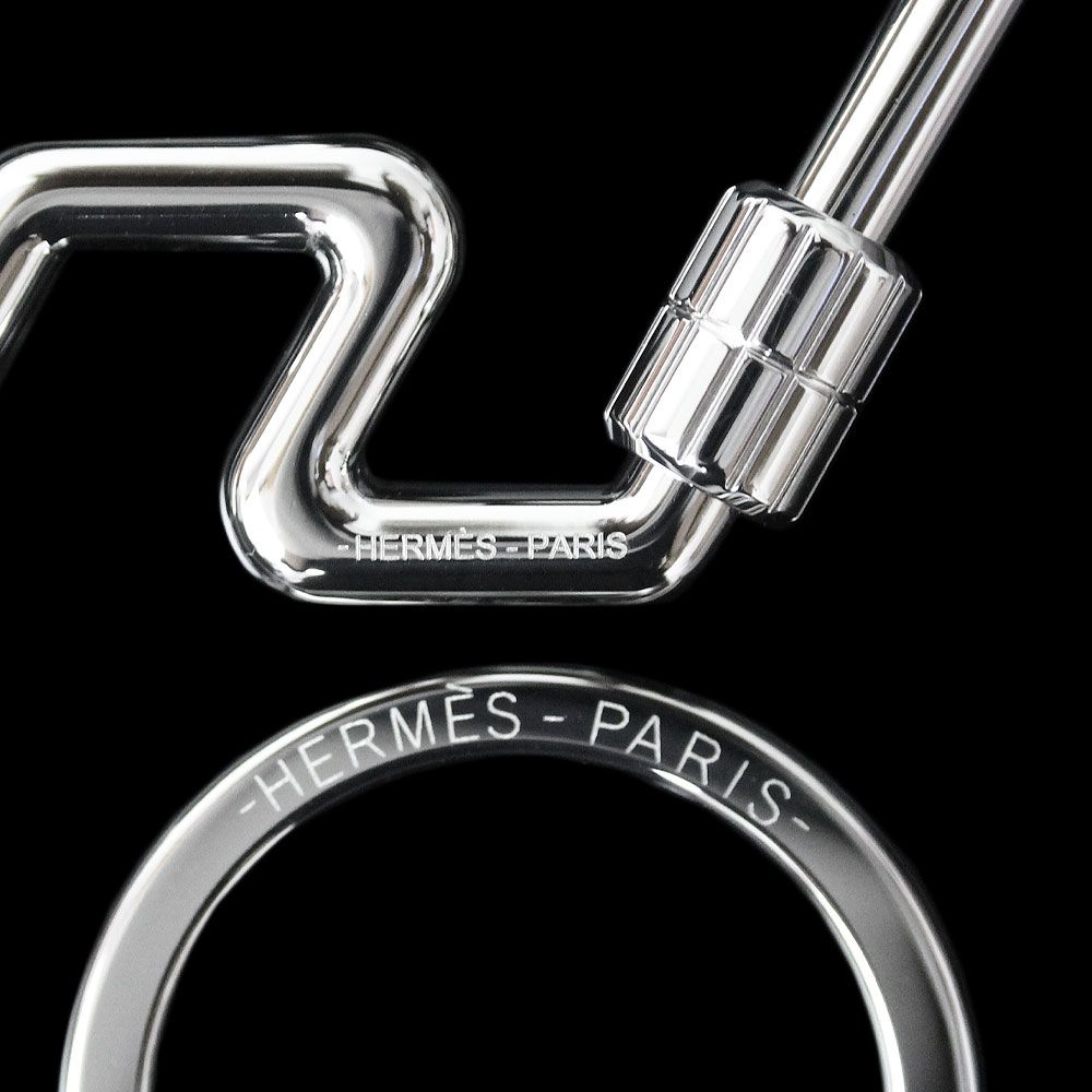 ❤未使用品❤Ｈトゥスピードキーリング シルバー金具 エルメス 箱付き キーホルダー 《H・トゥ・スピード》 | Hermès - エルメス-公式