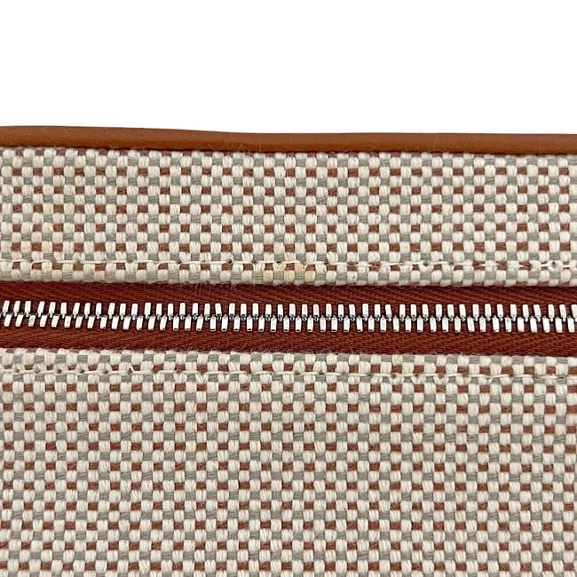 エルメス ポーチ エスカル コニャック コットン 100 NICORILABO_COM