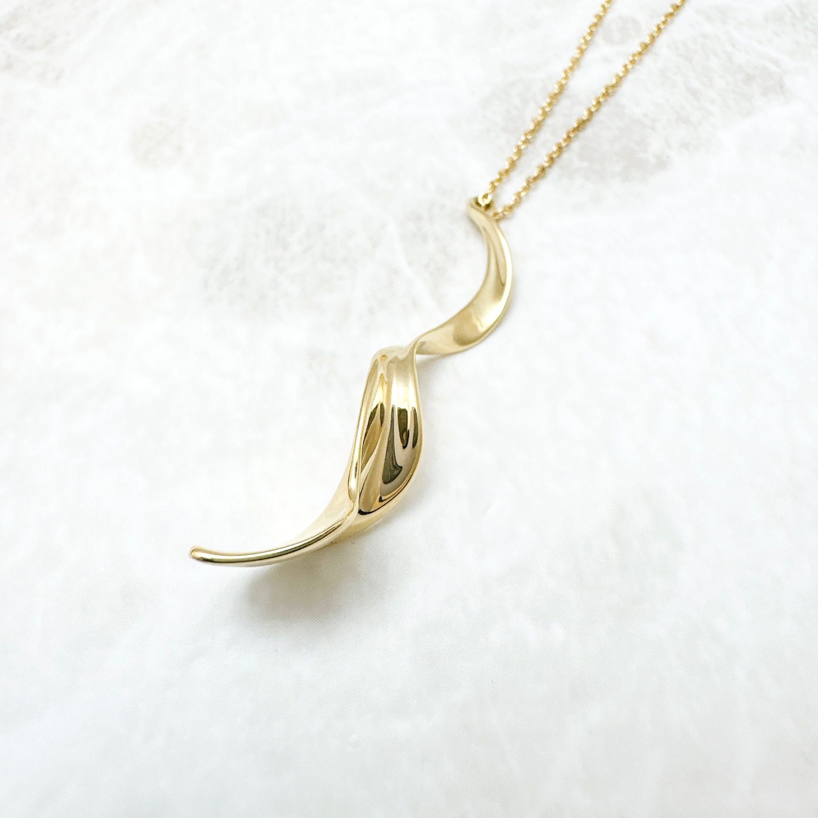 美品/希少?Tiffany＆Co. オーキッドドロップ イエローゴールド 