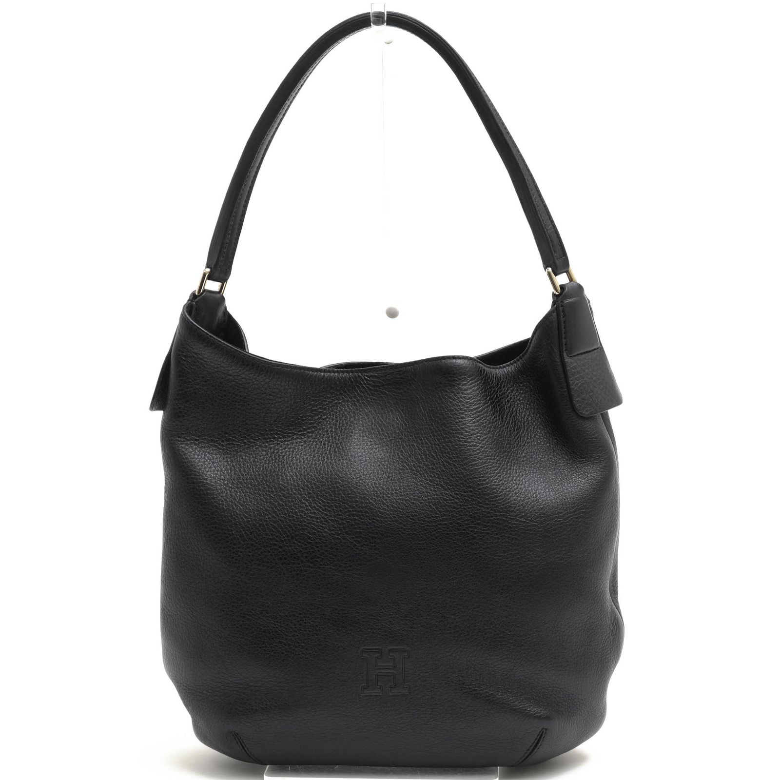 HIROFU ヒロフ ハンドバッグ バケッタアマーノ 牛革 Hロゴ 肩掛け ワン