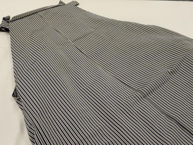 平和屋着物○男性 神代仙台平 行灯袴 縞 三越扱い 正絹 逸品 AAAU4202np
