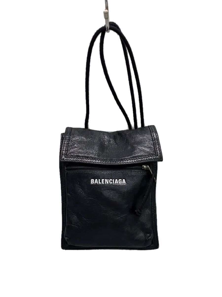 BALENCIAGA ショルダーバッグ 羊革 ブラック 532298 - メルカリ