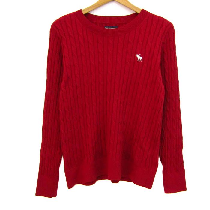 アバクロンビー&フィッチ セーター トップス 長袖 ケーブルニット 