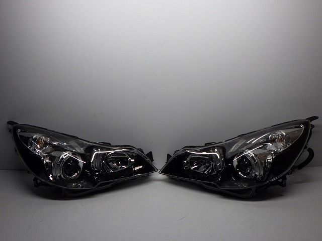 レガシィ 後期 ヘッドライト左右 HID BR9 BM9 100-20061 5N コーティング 比較的 250927214